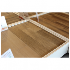 Houtlook tegel - Keramisch parket 20x120 cm Marbella Naturel Nav40 in de showroom