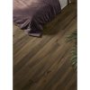 Houtlook tegel Levi donker bruin M34 in de slaapkamer gelegd_inspiratie foto_