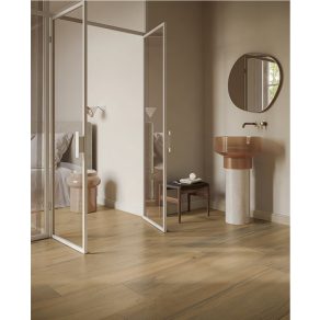Houtlook tegel Levi licht bruin M32 is geschikt voor vloerverwarming_inspiratie foto