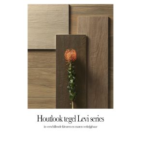 Houtlook tegel Levi series is in diverse kleuren en maten leverbaar