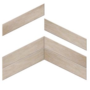 Keramisch Parket 8x40 cm Hongaarse punt Catalonia Beige R62 - Visgraatmotief
