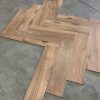 Keramisch parket visgraat 15×60 cm Bruin DC3 als badkamer tegels