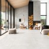 Vloertegel 120x120 cm Betonlook Arca Wit G43 - sfeerfoto