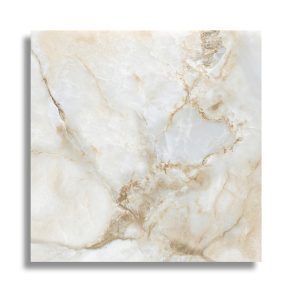 Vloertegel 120x120 cm Marmerlook Onix Goud R109. Ook in diverse maten leverbaar.