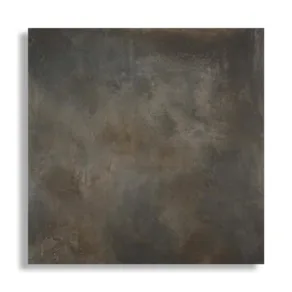 Vloertegel 120x120 cm Metallook JF Roest Antraciet N150
