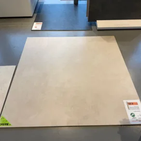 Vloertegel 120x120 cm betonlook Iwaki Beige N33