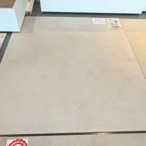 Vloertegel 120×120 cm Betonlook Hoop Wit Beige NAV70