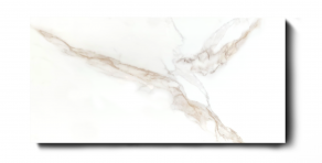Vloertegel 120×260 cm Marmerlook Goud Mat C107 is ook leverbaar in gepolijst 80x160 cm, 60x120 cm, 120x120 cm en 120x260 cm. In hoogglans 30x60 cm, 60x60 cm en 75x75 cm. In mat leverbaar in 30x60 cm, 60x60 cm, 60x120 cm en 75x75 cm. Deze witte marmerlook tegel met gouden aders creëert een klassieke uitstraling in iedere ruimte. Wij kunnen deze tegel leveren in diverse maten in mat of glanzend. Deze tegels zijn geschikt om te gebruiken op de vloer en/of wand.