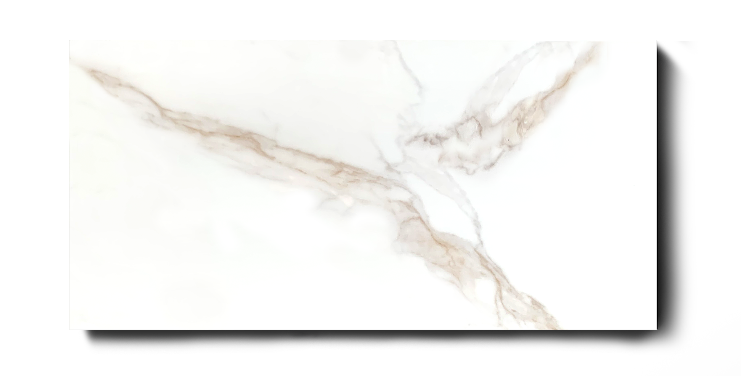Vloertegel 120x260 cm Marmerlook Goud Mat C107 Vloertegel 120×260 cm Marmerlook Goud Mat C107 is ook leverbaar in gepolijst 80x160 cm, 60x120 cm, 120x120 cm en 120x260 cm. In hoogglans 30x60 cm, 60x60 cm en 75x75 cm. In mat leverbaar in 30x60 cm, 60x60 cm, 60x120 cm en 75x75 cm. Deze witte marmerlook tegel met gouden aders creëert een klassieke uitstraling in iedere ruimte. Wij kunnen deze tegel leveren in diverse maten in mat of glanzend. Deze tegels zijn geschikt om te gebruiken op de vloer en/of wand.
