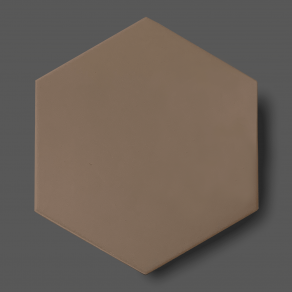 Vloertegel 15x17 cm Hexagon Taupe C161 Is geschikt op de vloer en wand.