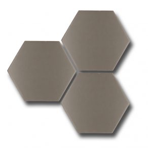 Vloertegel 17,5x20 cm Hexagon Gradi taupe grey A410
