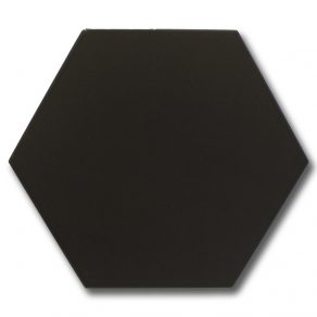 Vloertegel 17,5x20,2 cm Hexagon Gradi zwart A367