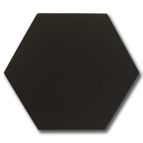 Hexagon vloertegel 17.5x20 cm APE Home Black A367