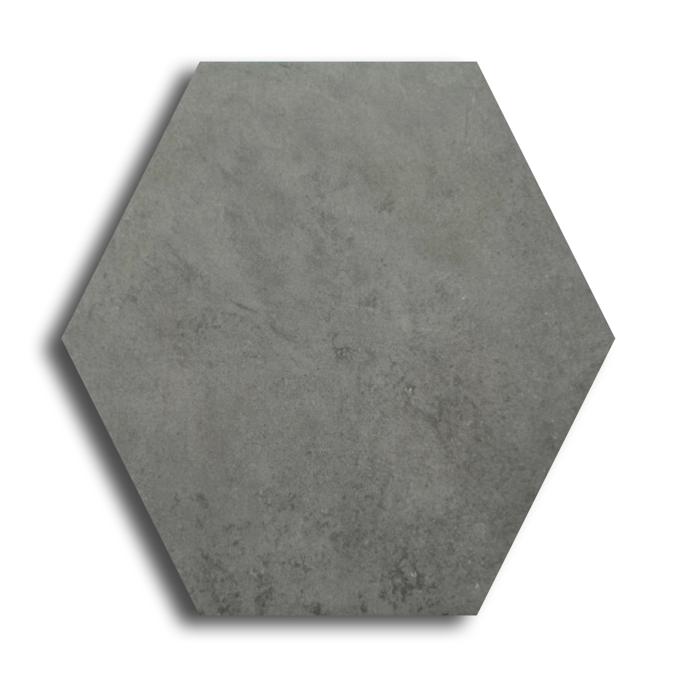Vloertegel 20x24 cm Hexagon Merci grijs R89