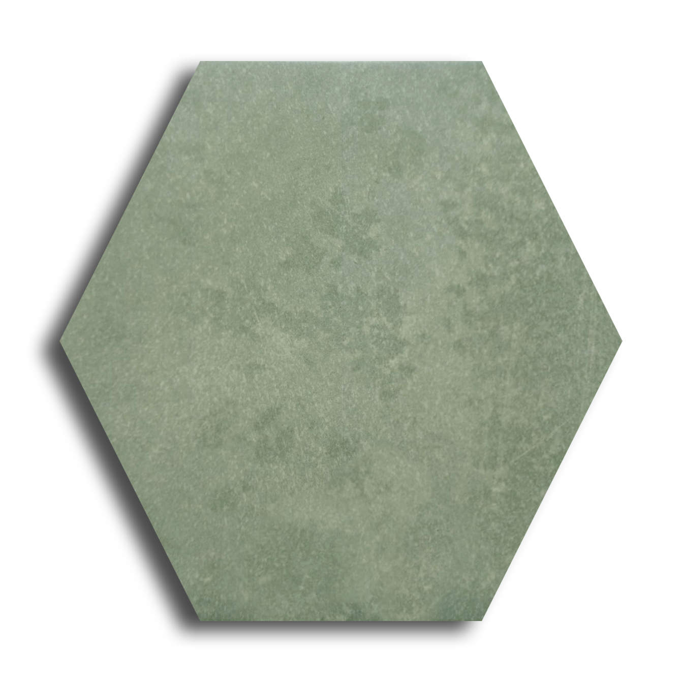Vloertegel 20x24 cm Hexagon Merci groen R91