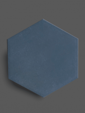 Vloertegel 23×26 cm Hexagon Blauw A300 is geschikt op de vloer en wand