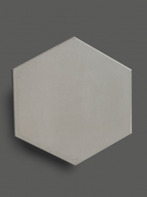 Vloertegel 23×26 cm Hexagon Licht Grijs A306 is geschikt op de vloer en wand