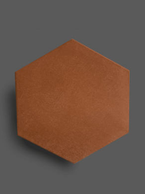 Vloertegel 23×26 cm Hexagon Rood A312 is geschikt op de vloer en wand