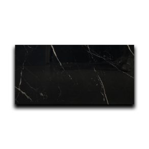 Vloertegel 30x60 cm Marmerlook Latina Zwart PS25