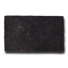 Vloertegel 30×50 cm romaans verband belgisch hardsteen zwart E12