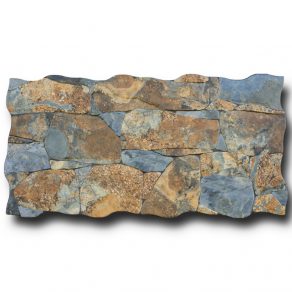 Vloertegel 33x65 cm natuursteenlook Merapi terracotta grijs H88