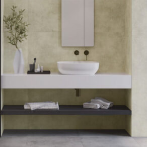 Vloertegel 59,8x59,8 cm Betonlook Eco Fantastic Cream Matt MK1_badkamertegels_inspiratie_foto