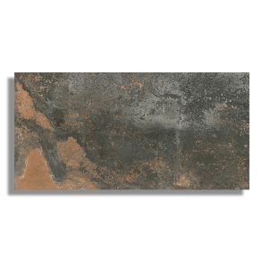 Vloertegel 60x120 Metallook Oxideer Antraciet NAV55