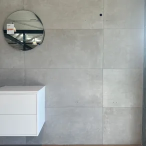 Vloertegel 60x120 cm Betonlook Lichtgrijs Gron R10 G28_