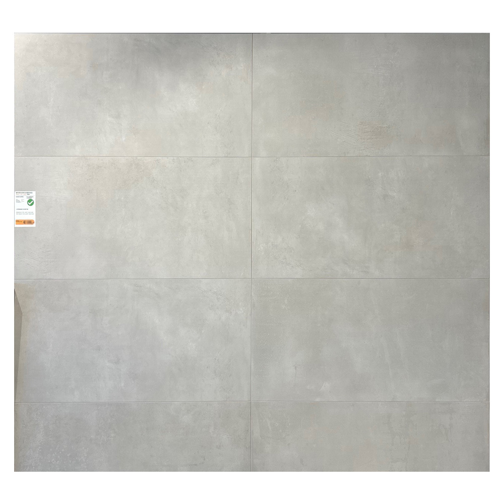 Vloertegel 60x120 cm Betonlook Merci wit grijs R25-in RB Tegels showroom