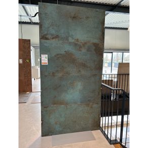 Vloertegel 60x120 cm Metallook Givet Groen NAV59