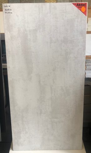 Wit Metallook vloertegel 60x1202 cm Metallica A112