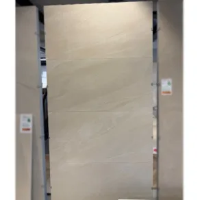 Vloertegel 60x120 cm Natuursteenlook Leisteen Imitatie Zandbeige G98 in rb tegels showroom