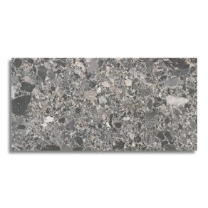 Vloertegel 60x120 cm Terrazzo Animo antraciet N57