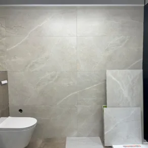 Vloertegel 60x120 cm marmerlook Ferrolbosco Beige R70 in rb tegels showroom-