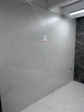 Vloertegel 60x120 cm marmerlook Toledo Creme R33-showroom foto_