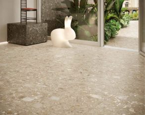 Vloertegel 60x120 cm terrazzolook Amelia Beige CC38 - inspiratie