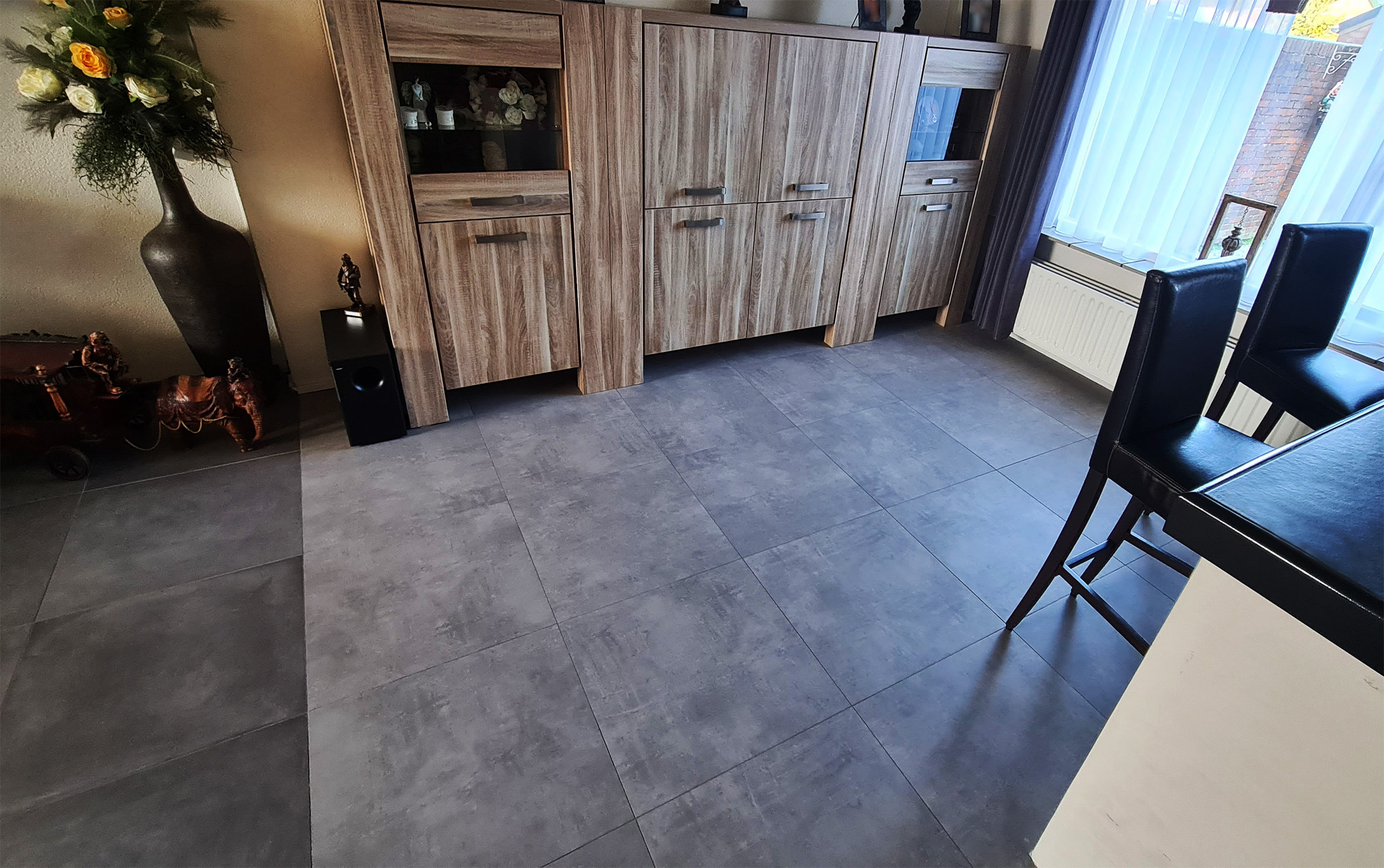Winactie RB Tegels - Vloertegel 60x60 Ariel Grijs NR12 - foto van onze klant Vloertegel 60x60 Ariel Grijs NR12