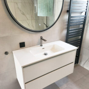 Vloertegel 60x60 cm Betonlook Merci wit grijs R25