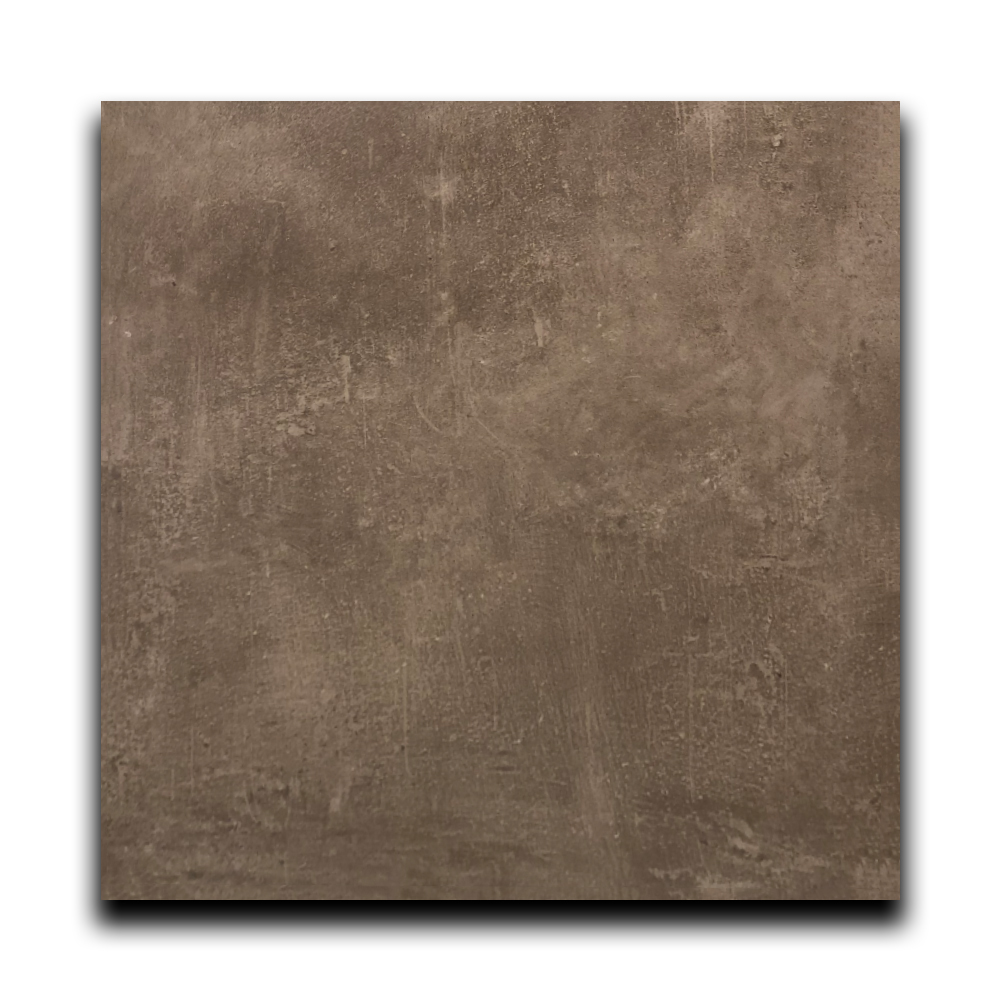 Vloertegel 60x60 cm Betonlook Sondrio Bruin PS19