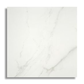 Vloertegel 60x60 cm Marmerlook Carrera Wit Grijs Mat N77. Ook in andere maten leverbaar