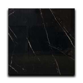 Vloertegel 60x60 cm Marmerlook Latina Zwart PS25