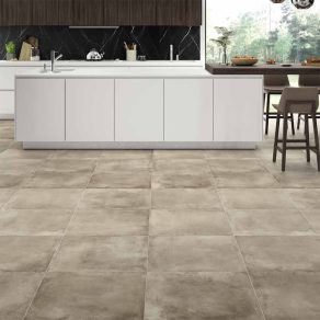 Vloertegel 60x60 cm betonlook Taupe N16_inspiratie foto