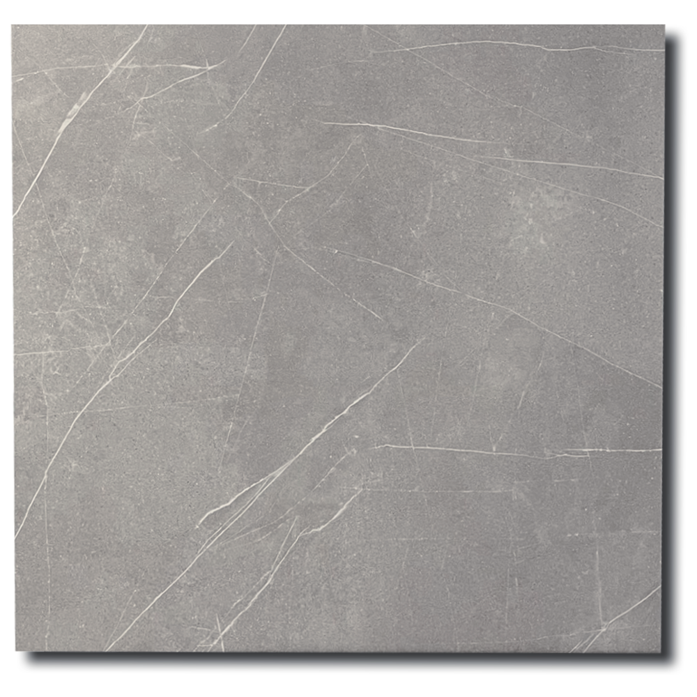 Vloertegel 60x60 cm marmerlook Seba Licht grijs NAV47