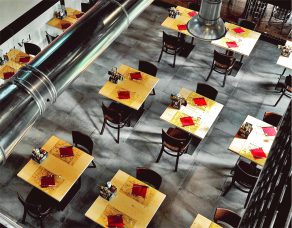 Vloertegel 60×120 cm Cercom Gravity Dark Betonlook grijs CC1 - inspiratie foto