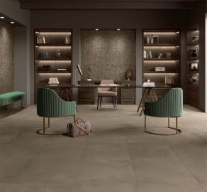 Vloertegel 60×60 cm betonlook Garda bruin CC31 - inspiratie