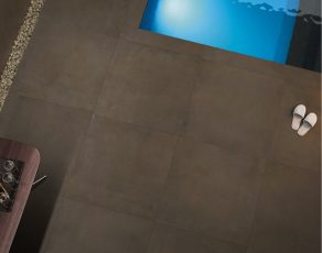 Vloertegel 60×60 cm betonlook Garda bruin moka CC32 - inspiratie