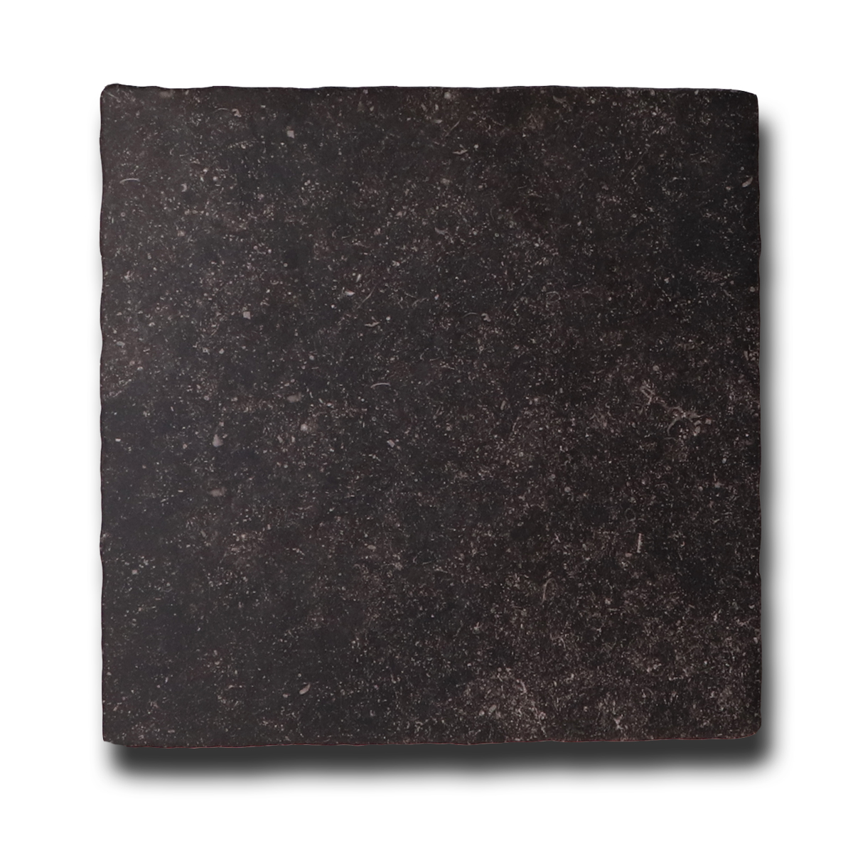 Vloertegel 80x80 cm getrommeld Romaans Verband Belgisch hardsteen zwart E12 Vloertegel 80x80 cm getrommeld Romaans Verband Belgisch hardsteen zwart E12