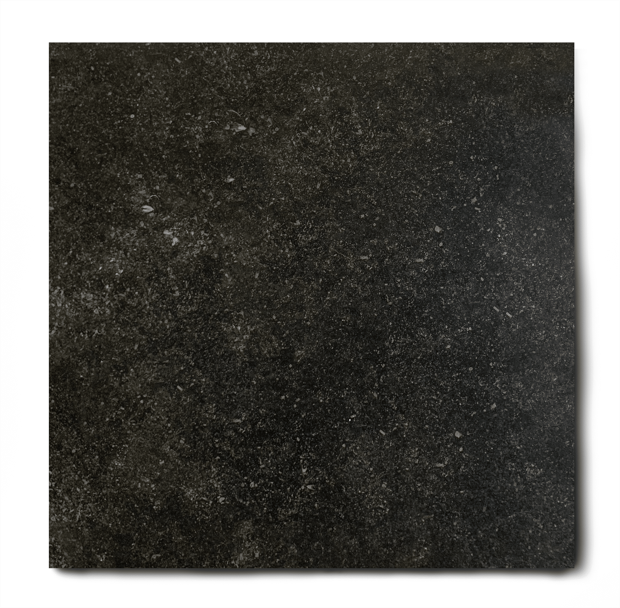 Vloertegel 80x80 cm natuursteen look belgisch hardsteen zwart E12 Vloertegel 80×80 cm natuursteen look belgisch hardsteen zwart E12 is ook leverbaar in 30x30 cm, 30x50 cm, 50x50 cm of in romaans verband van 30x30 cm,30x50 en 50x50 cm. Met deze vloertegels met de uitstraling van natuursteen krijgt u een natuurlijk uiterlijk in de ruimte. De voordelen van keramische tegels zijn onder andere dat ze zeer laag in onderhoud, milieuvriendelijk, hygiënisch en bestendig tegen hitte zijn.