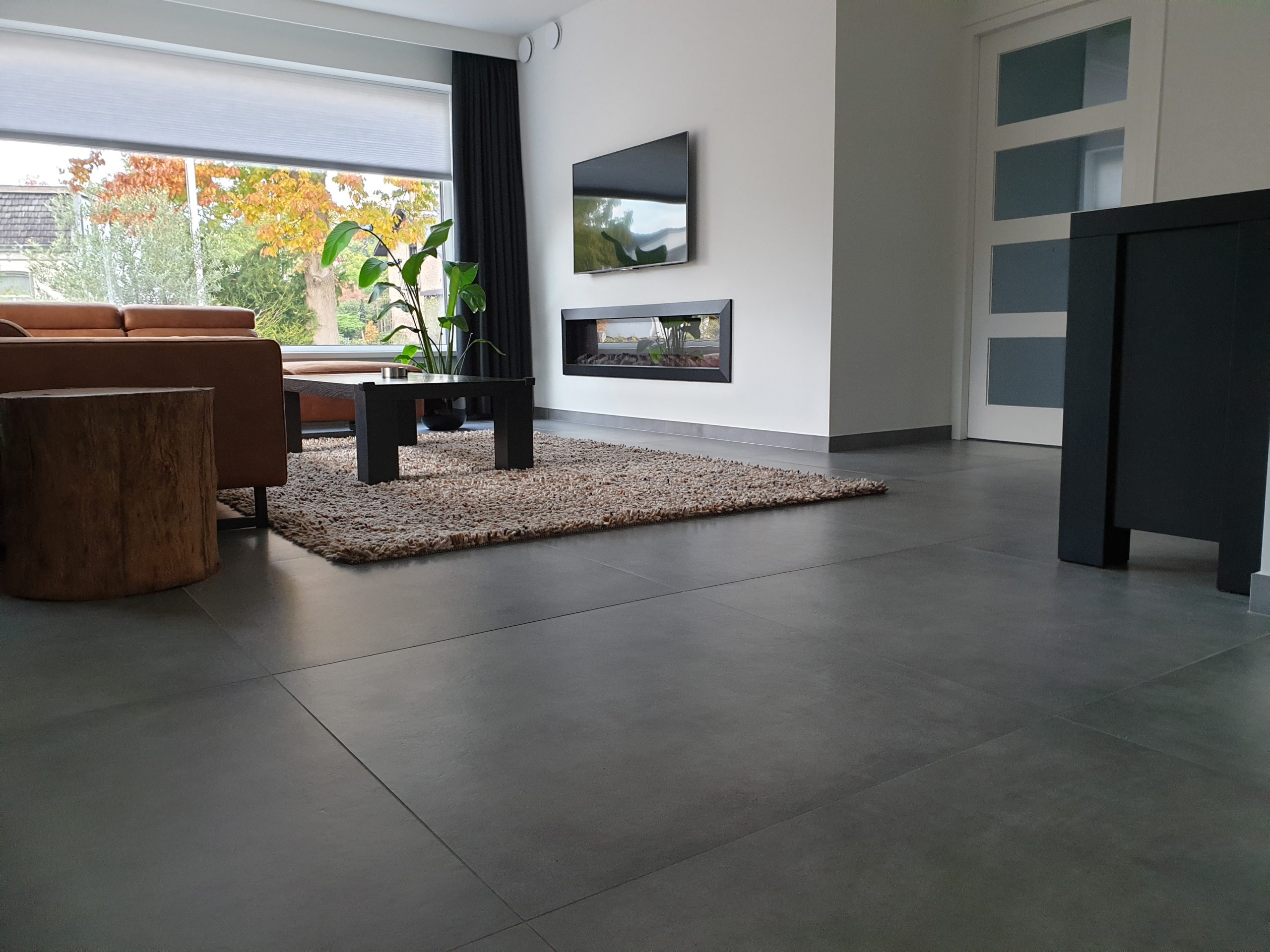 Betonlook 90x90 cm Antraciet Lux | Tegels kopen? -