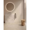 Vloertegel Marmerlook Chic Taupe Nav79 in de badkamer gelegd_inspiratie foto